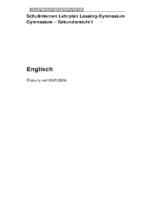 Englisch Lehrplan SEK I 012023