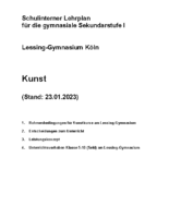 Kunst Lehrplan SEK I 012023