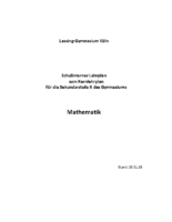 Mathematik SEK II Schulinterner Lehrplan 012023