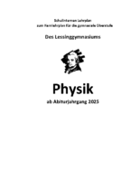 Physik Lehrplan SII ab Abitur 2025 012023