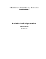 Religion kath. Lehrplan SEK I 012023