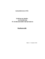 2025-11-17 Schulinterner Lehrplan M Sek 2 Anpassung CAS
