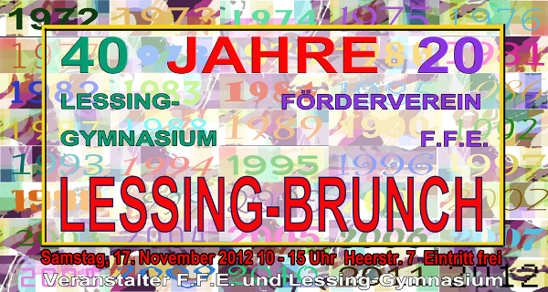 Lessing Brunch Poster